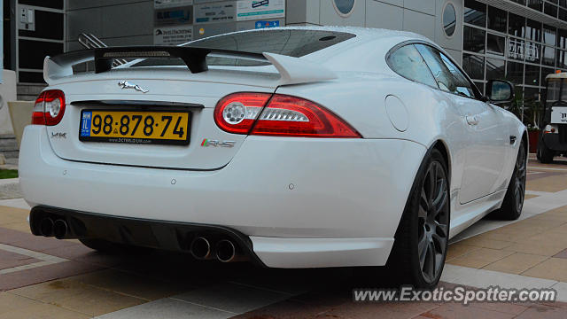 Jaguar XKR-S spotted in Herzliya, Israel