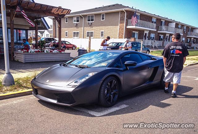 Lamborghini Gallardo spotted in Belmar, New Jersey