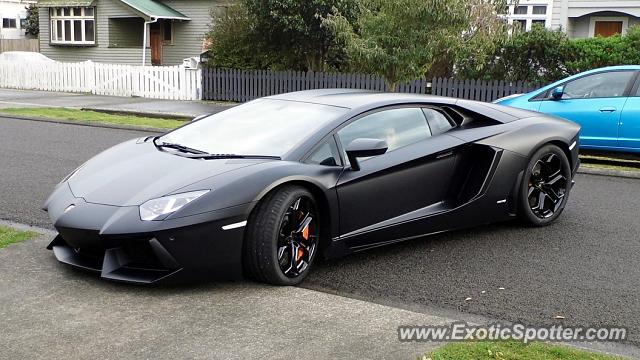 Lamborghini Aventador spotted in Palmerston North, New Zealand