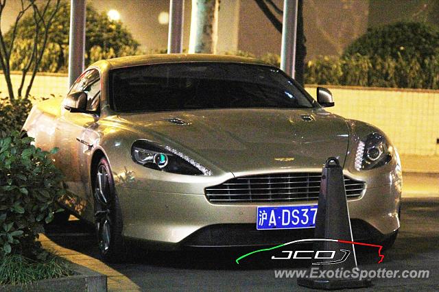 Aston Martin Virage spotted in Shanghai, China