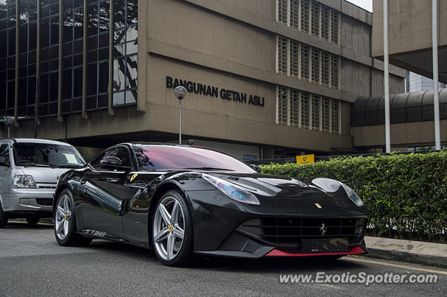 Ferrari F12 spotted in Kuala Lumpur, Liechtenstein