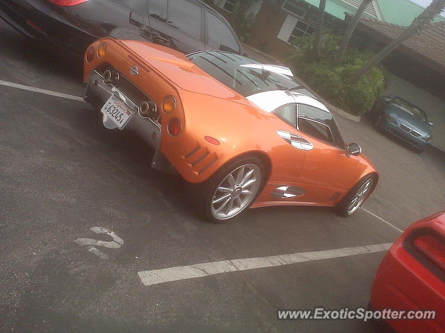 Spyker C8 spotted in Malibu, California