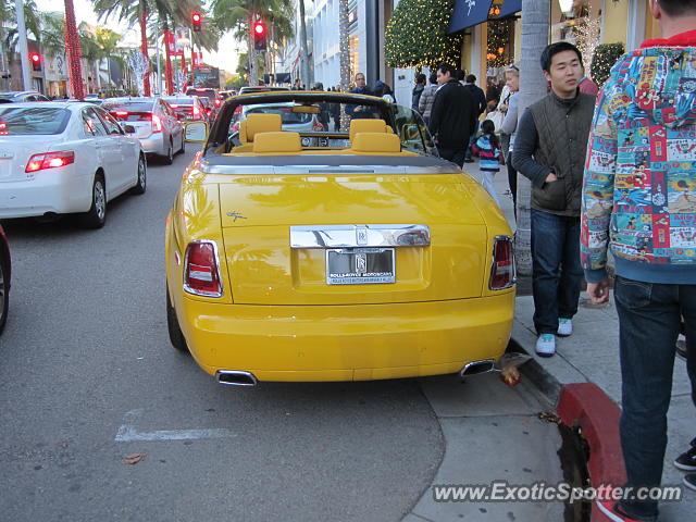 Rolls Royce Phantom spotted in Beverly Hills, California