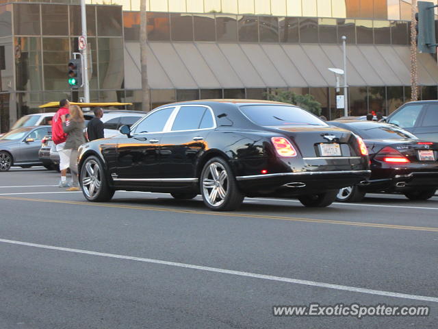 Bentley Mulsanne spotted in Beverly Hills, California