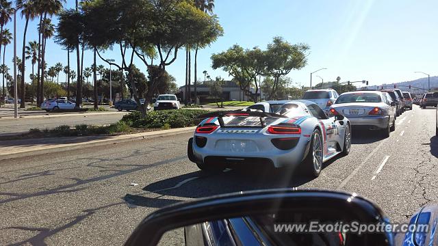 Porsche 918 Spyder spotted in Torrance, California