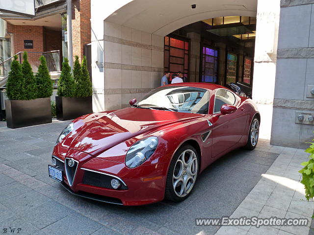 Alfa Romeo 8C spotted in Toronto, Canada