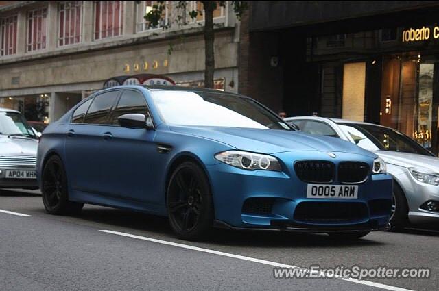 BMW M5 spotted in London, United Kingdom