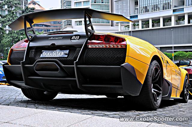 Lamborghini Murcielago spotted in KLCC Twin Tower, Malaysia