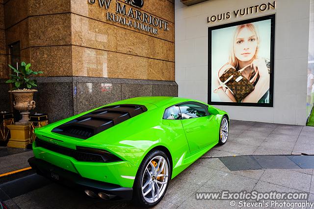 Lamborghini Huracan spotted in Kuala Lumpur, Malaysia