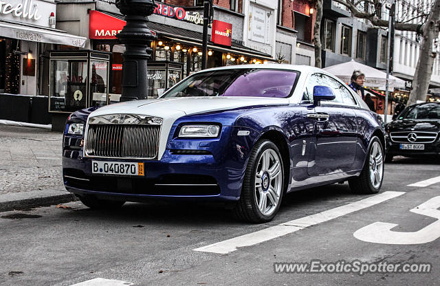 Rolls Royce Wraith spotted in Berlin, Germany