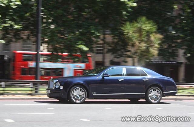 Bentley Mulsanne spotted in London, United Kingdom