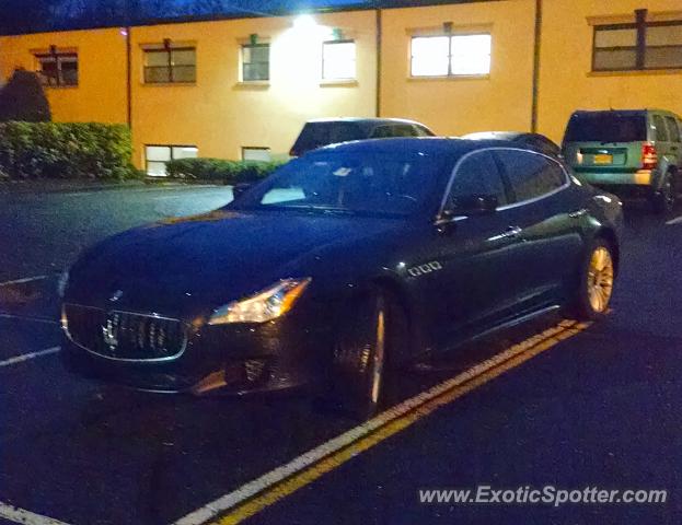 Maserati Quattroporte spotted in Maplewood, New Jersey
