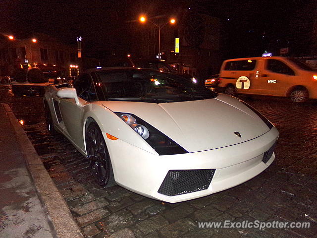 Lamborghini Gallardo spotted in Manhattan, New York