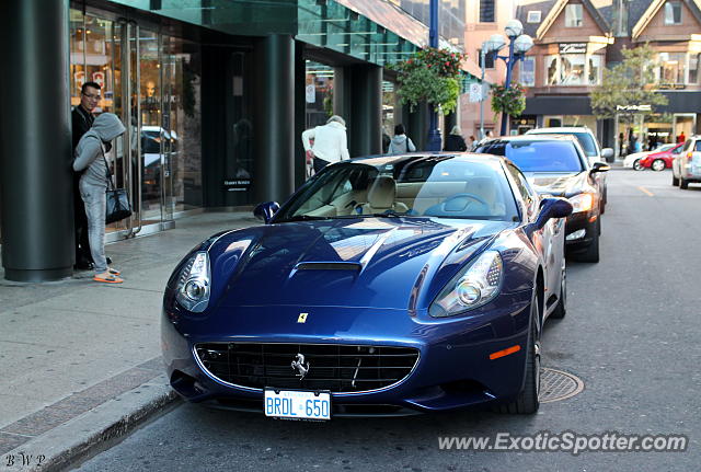 Ferrari California spotted in Toronto, Canada