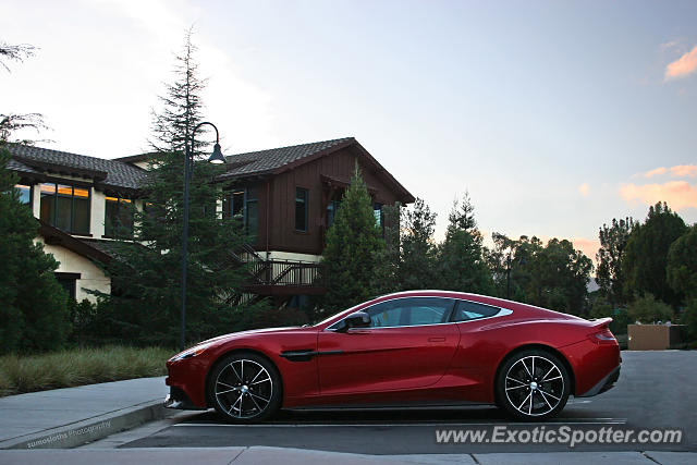 Aston Martin Vanquish spotted in Palo Alto, California