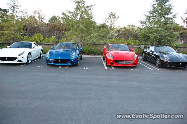 Ferrari California spotted in Menlo park, California