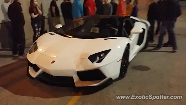 Lamborghini Aventador spotted in Cedar Rapids, Iowa