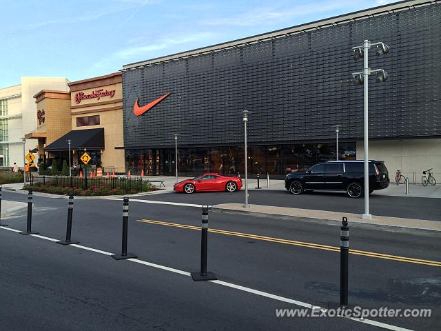 Ferrari 458 Italia spotted in Buckhead, Georgia