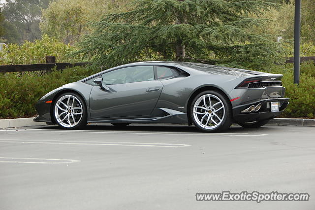 Lamborghini Huracan spotted in Menlo Park, California