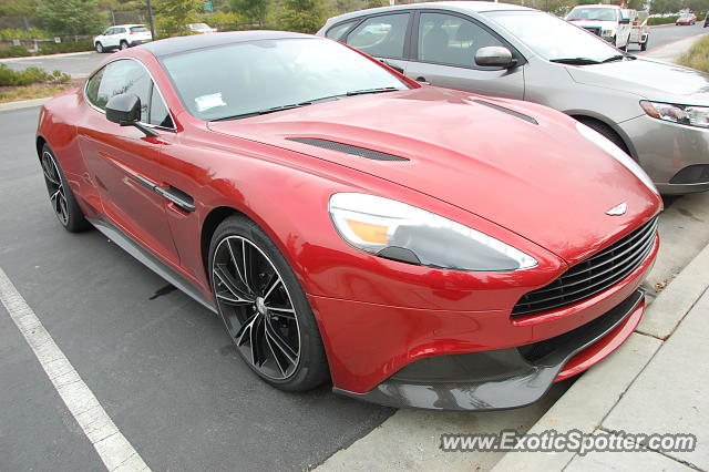 Aston Martin Vanquish spotted in Menlo Park, California