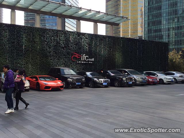 Lamborghini Aventador spotted in Shanghai, China