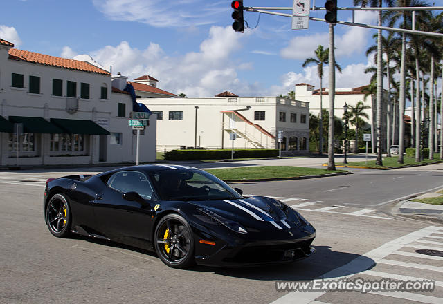 Ferrari 458 Italia spotted in Palm Beach, Florida
