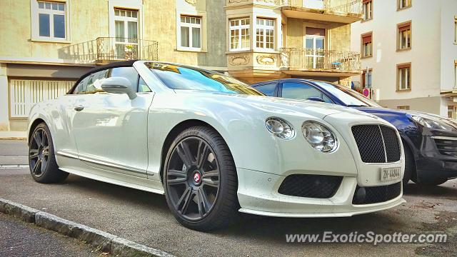 Bentley Continental spotted in Winterthur, Switzerland