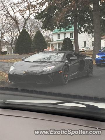 Lamborghini Aventador spotted in Camp Hill, Pennsylvania