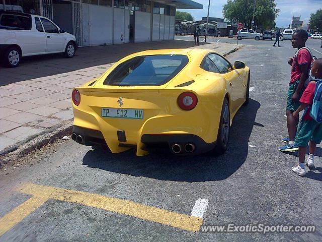 Ferrari F12 spotted in Klerksdorp, South Africa