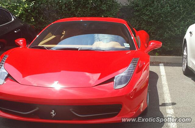Ferrari 458 Italia spotted in Newark, New Jersey