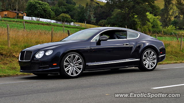 Bentley Continental spotted in Bogota, Colombia