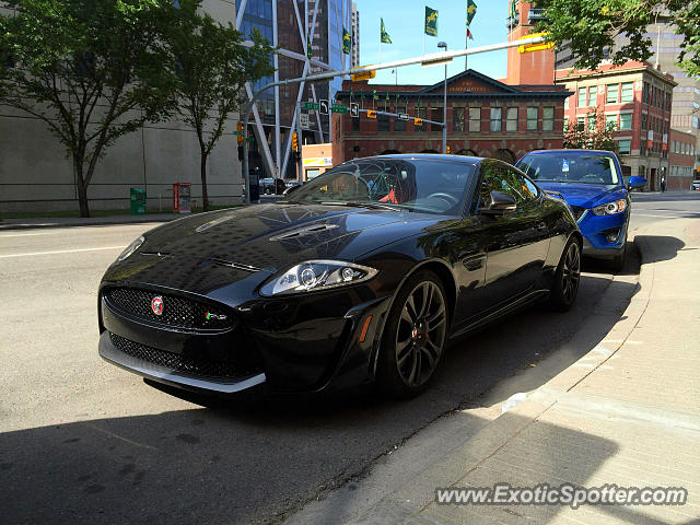 Jaguar XKR-S spotted in Calgary, Canada