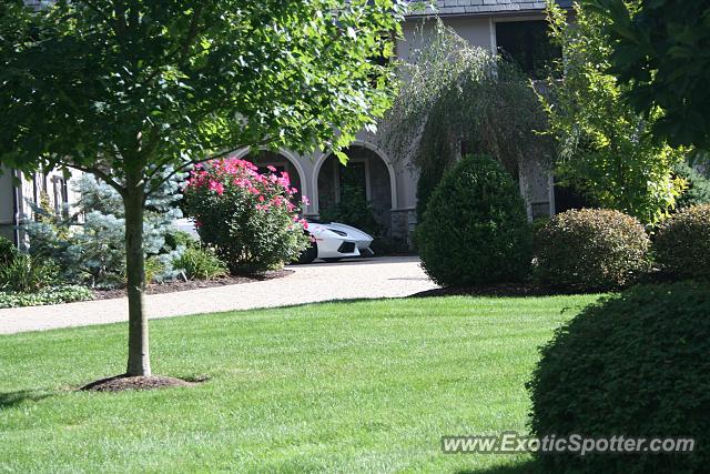 Lamborghini Aventador spotted in Longmeadow, Massachusetts