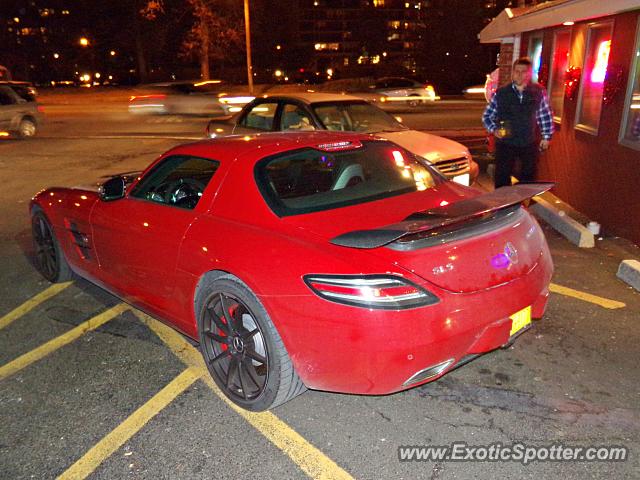Mercedes SLS AMG spotted in Fort lee, New Jersey