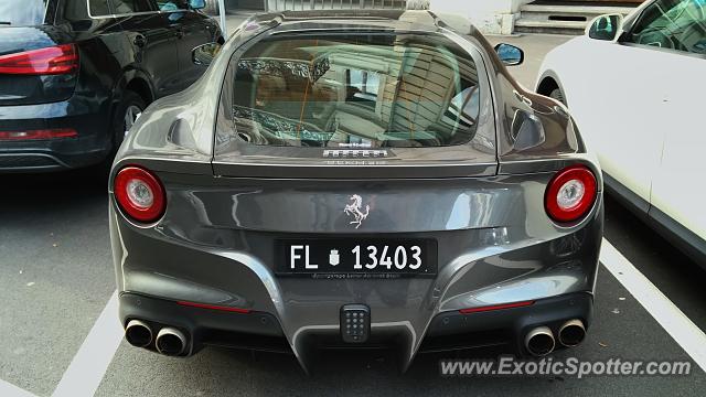 Ferrari F12 spotted in Vaduz, Liechtenstein