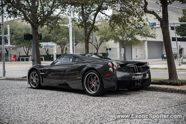 Pagani Huayra spotted in Houston, Texas