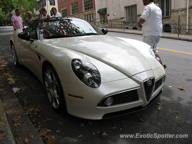 Alfa Romeo 8C spotted in Bethlehem, Pennsylvania