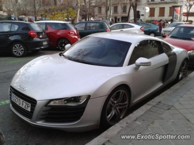 Audi R8 spotted in Madrid, Spain