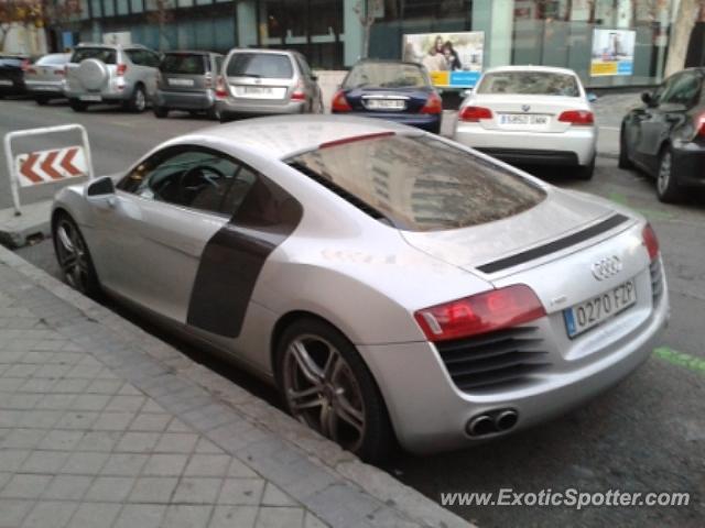 Audi R8 spotted in Madrid, Spain