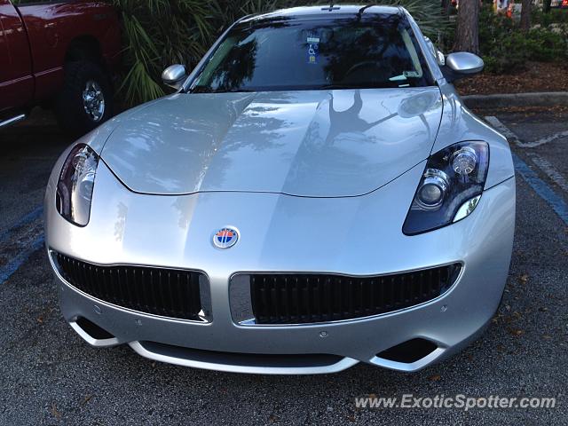 Fisker Karma spotted in Orlando, Florida