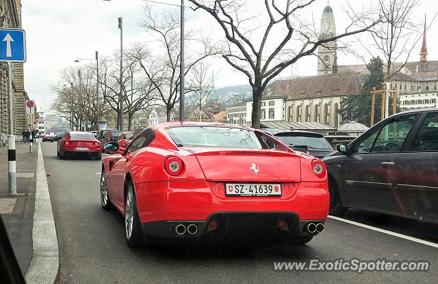 Ferrari 599GTB spotted in Zurich, Switzerland