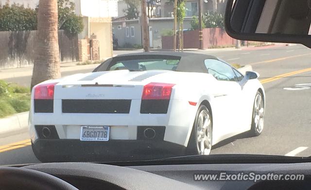 Lamborghini Gallardo spotted in Huntington Beach, California