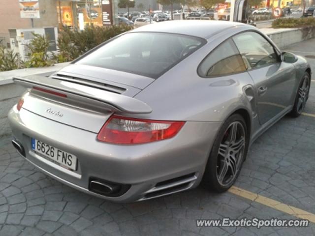 Porsche 911 Turbo spotted in Majadahonda, Spain