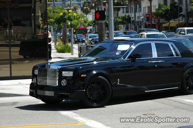 Rolls Royce Phantom spotted in Beverly Hills, California