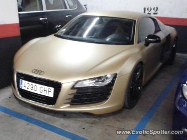 Audi R8 spotted in Madrid, Spain