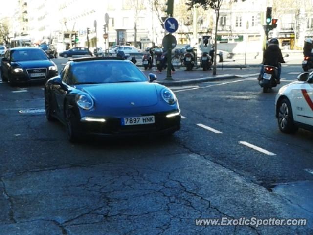 Porsche 911 spotted in Madrid, Spain