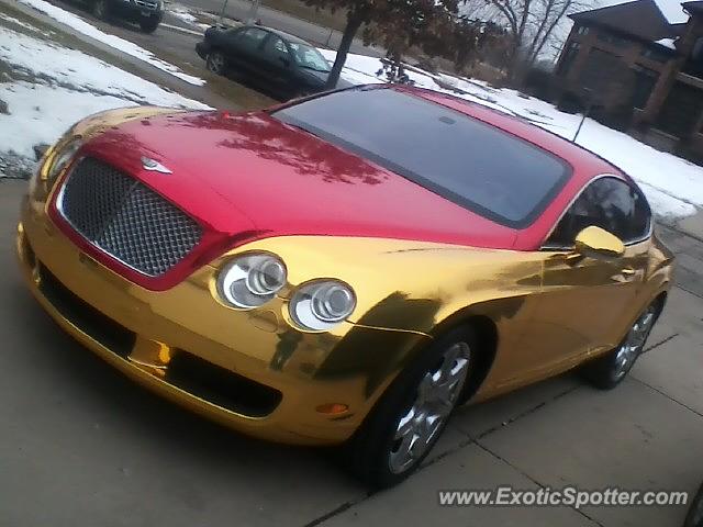 Bentley Continental spotted in Palatine, Illinois
