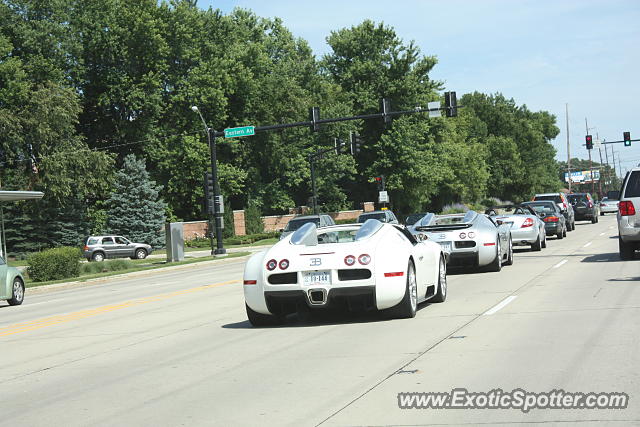 Bugatti Veyron spotted in Barrington, Illinois