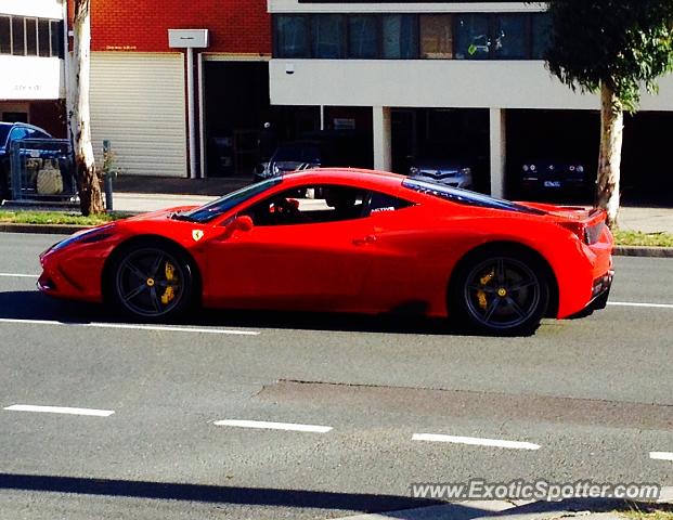 Ferrari 458 Italia spotted in Melbourne, Australia