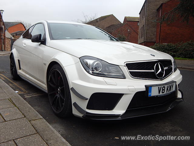 Mercedes C63 AMG Black Series spotted in Exeter, United Kingdom